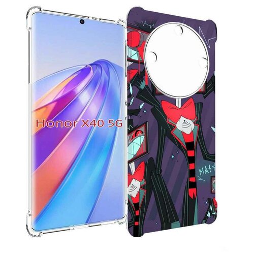 Чехол MyPads hazbin hotel для Honor X40 задняя-панель-накладка-бампер чехол mypads hazbin hotel для honor 70 pro 70 pro plus задняя панель накладка бампер