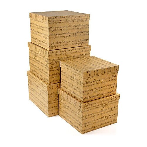 фото Набор коробок мелодия, крафт, 30*30*20 см, 5 шт. дон баллон