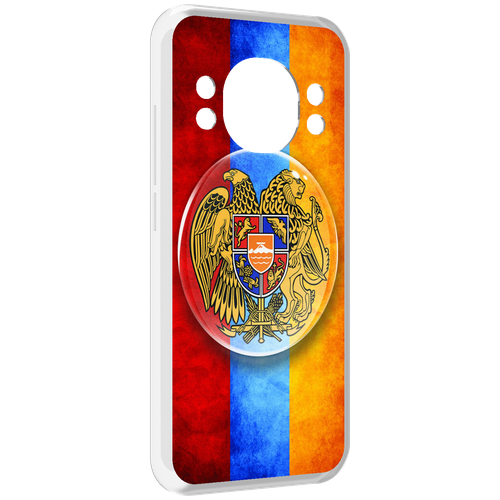 Чехол MyPads герб флаг армении для Doogee S98 / S98 Pro задняя-панель-накладка-бампер