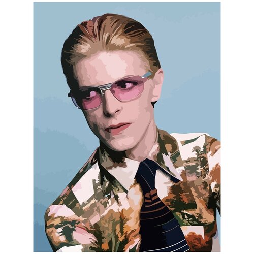 Картина по номерам на холсте David Bowie - 1 30X40