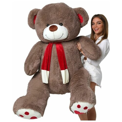 Мягкая игрушка Большой плюшевый мишка Микки Латте (ОР) - 180 см