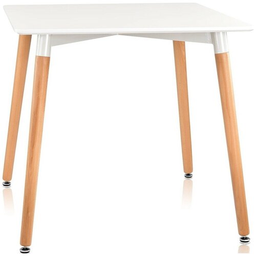 фото Стол oslo квадратный, белый 80 см дизайн склад