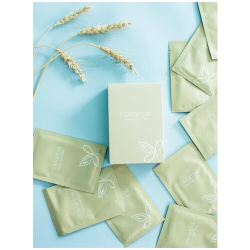 Conseda Набор тканевых масок для лица с экстрактом дрожжей, увлажнение и восстановление 10 шт.