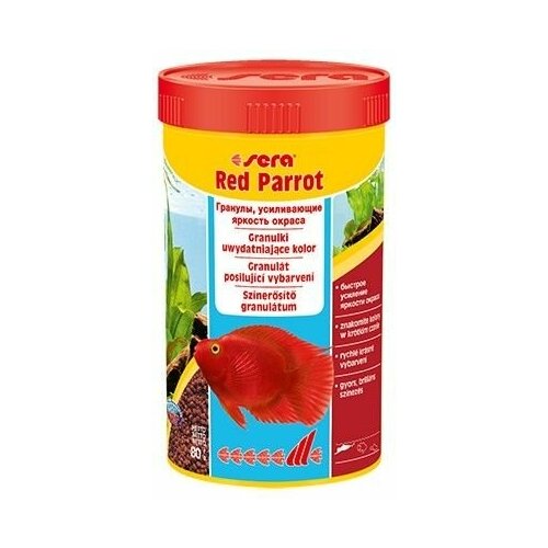 Sera корм для красных попугаев 80 гр sera корм для красных попугаев red parrot 1000 мл 330 г