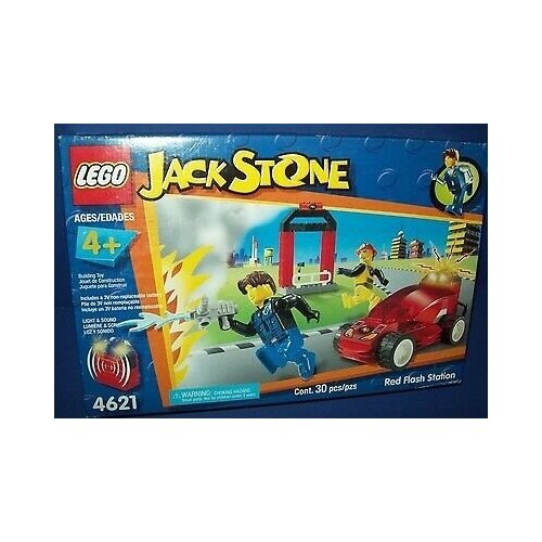 Конструктор LEGO Jack Stone 4621 Пожарная машина Джека Стоуна конструктор lego city пожарная часть и пожарная машина 60375