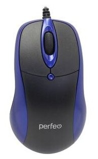 Мышь оптическая Perfeo ORION 3 кн USB чёрнсин