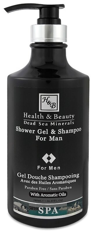 Health & Beauty шампунь & гель для душа для мужчин, 780 мл