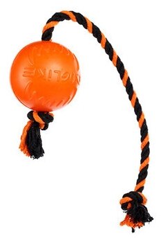Doglike Мяч с канатом средний (оранжевый) D-3925, 0,108 кг, 36726