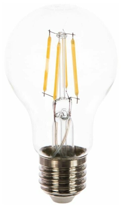 25570 Feron Лампа светодиодная LB-57 7Вт 230V E27 4000K филамент A60 прозрачная