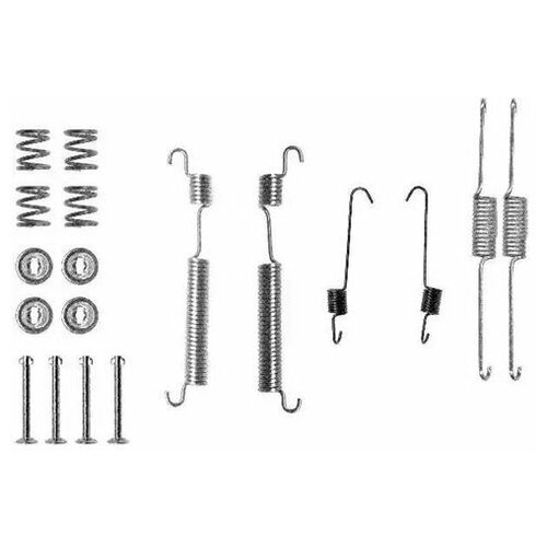 BEHR-HELLA 8DZ355200-691 Ремкомплект тормозных колодок 1шт