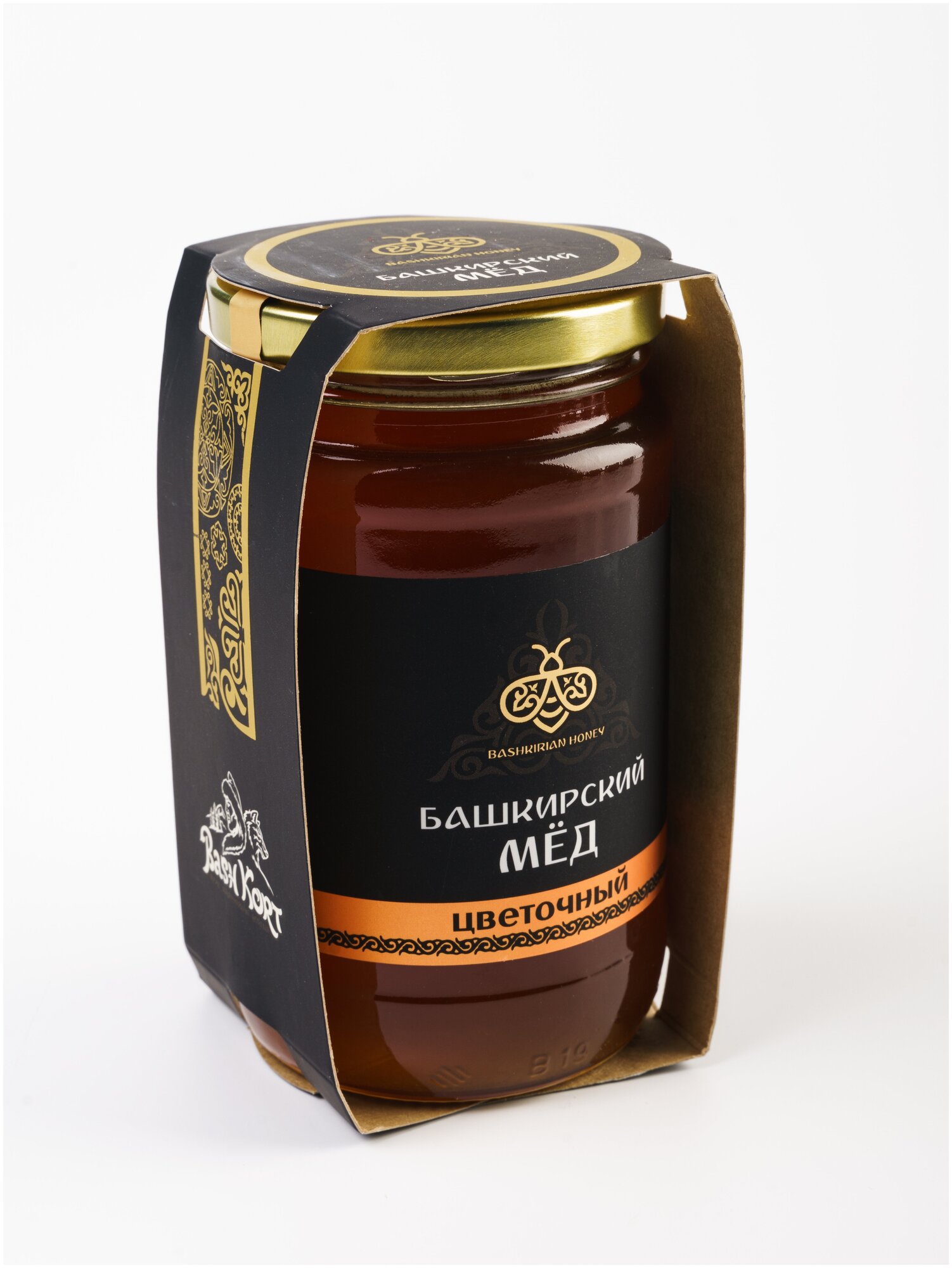 Мёд цветочный Пасеки-500 l Башкирские Пасеки+ l 500 гр. - фотография № 1