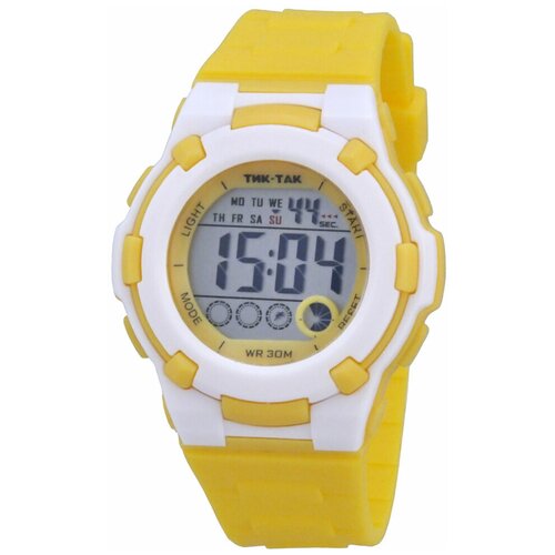 фото Наручные электронные часы (тик- так н462 жёлтые) тик-так