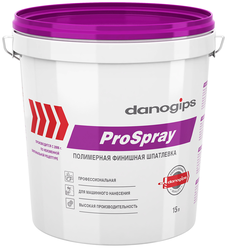 Шпатлевка Danogips Prospray полимерная финишная 15 л