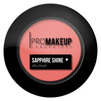 ProMAKEUP Laboratory Румяна Sapphire Shine шелковистые с сияющим эффектом, 02 coral pink/коралловый