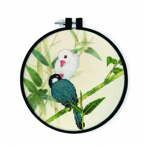 Xiu Crafts 2032605 Две птицы Набор для вышивания 15 x 15 см Счетный крест