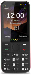 Телефон мобильный (TEXET TM-315 Black/Red (127291))