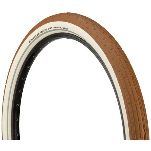 фото Велопокрышка schwalbe fat frank 26x2.35 (60-559), hs375 kevlarguard bn/w+rt sbc, 11100596