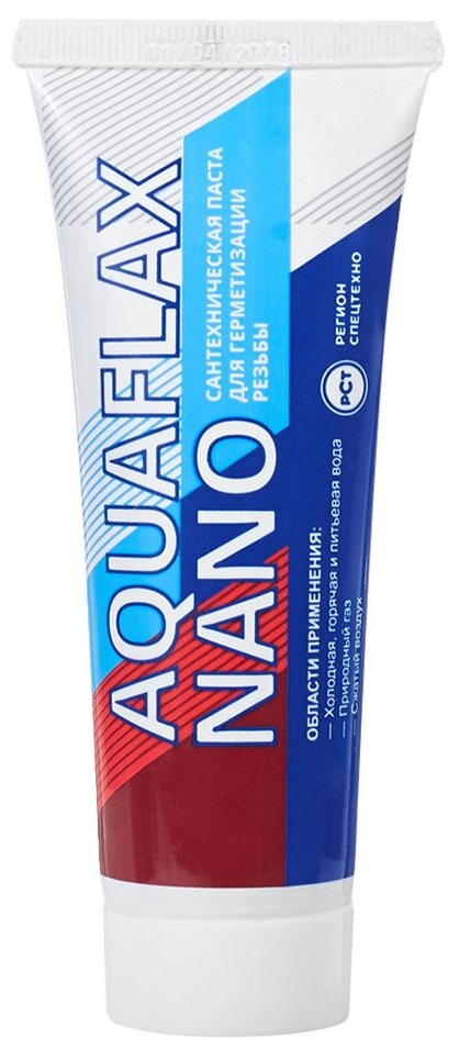 Паста сантехническая AQUAFLAX NANO 80 г