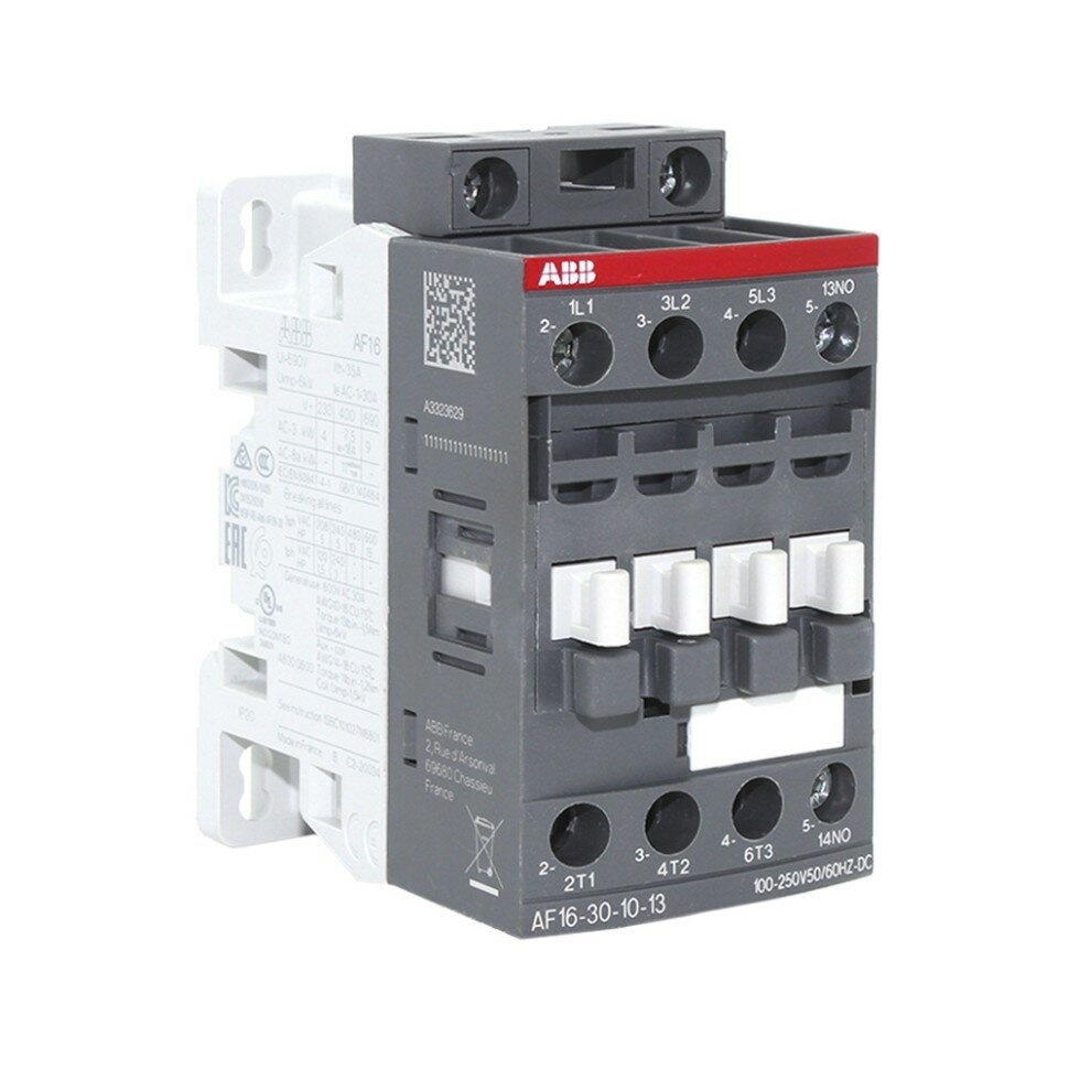 ABB AF16-30-10-13 1SBL177001R1310 Контактор (Катушка 100-250V AC/DC)