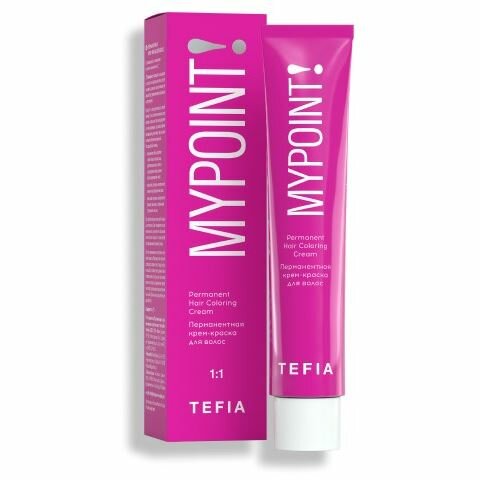 Краска для волос Tefia Color Creats Mypoint! Permanent Hair Coloring Cream, Перманентная крем-краска для волос, 9.0