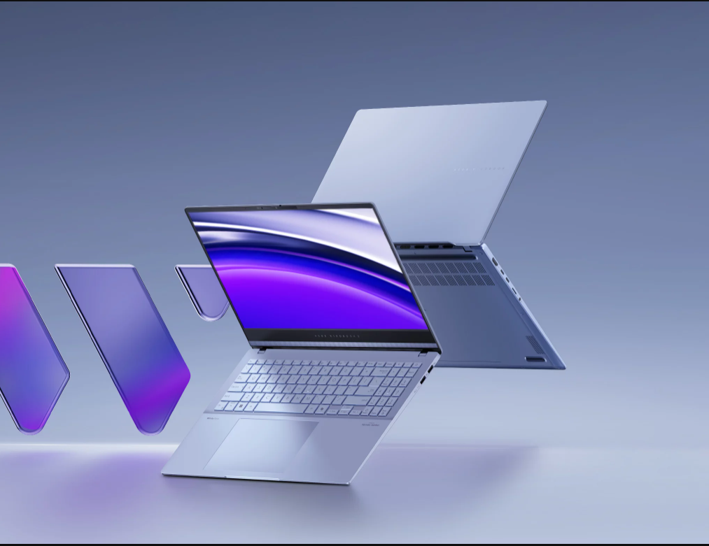 Ноутбук Asus vivobook pro 15 2024 AI, S5506M, Intel Ultra 5-125H, 32ГБ/1ТБ, 15.6" 2.8k OLED, Русская клавиатура, Синий