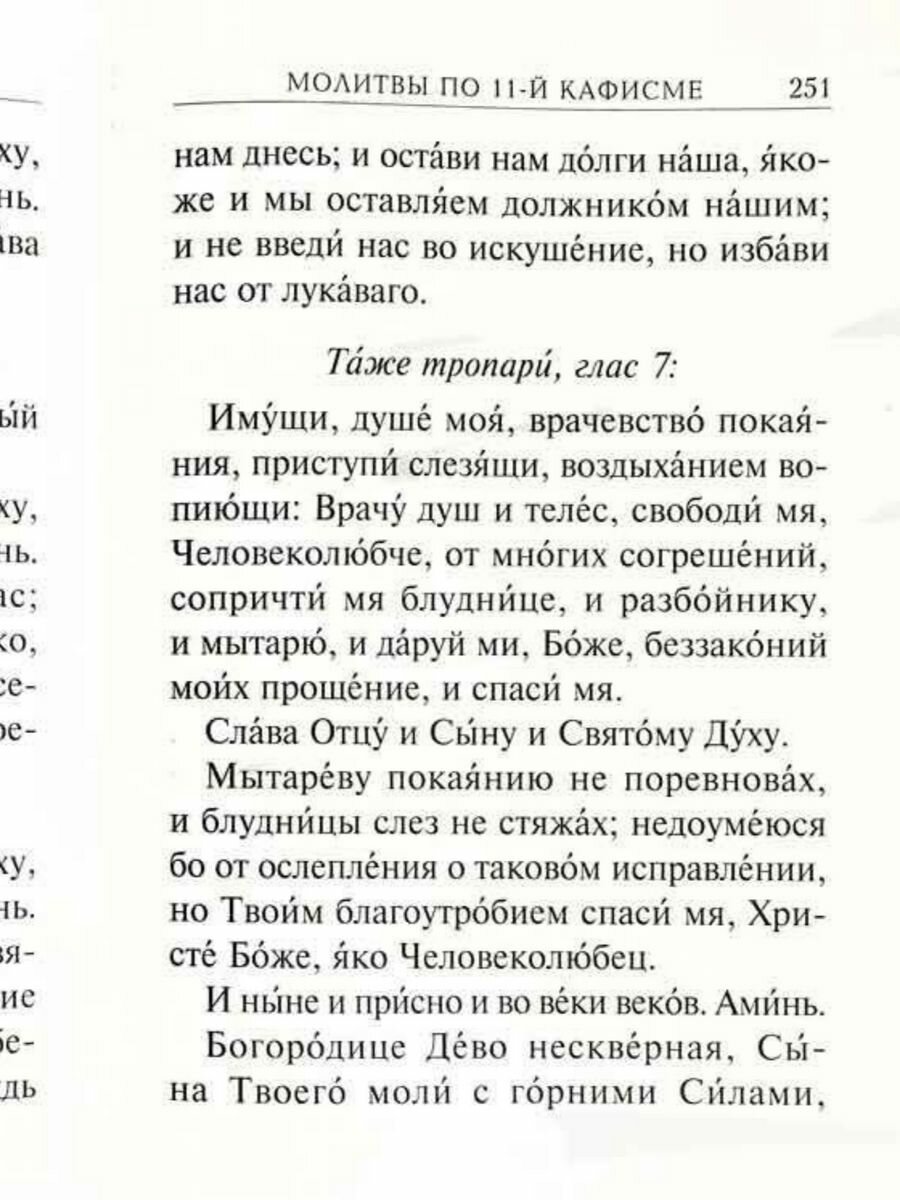 Книга Псалтирь с молитвами о живых и усопших, с указанием чтений на всякую потребу по н... - фото №8