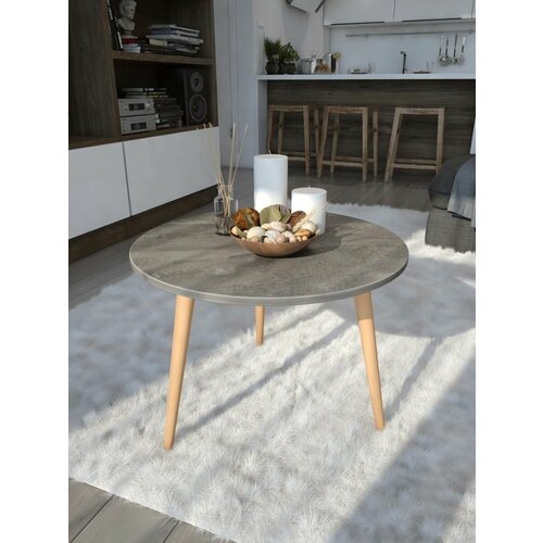 Журнальный столик круглый на ножках