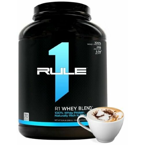 rule one proteins r1 whey blend 2280 гр кофе мокко Протеин Rule 1 Whey Blend 2270 кг Кофе мокко