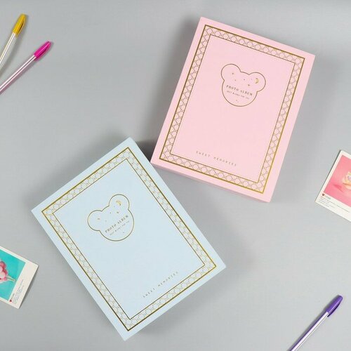 Фотоальбом на 200 фото 10х15 см Медвежонок микс 55х208х265 см 2037₽