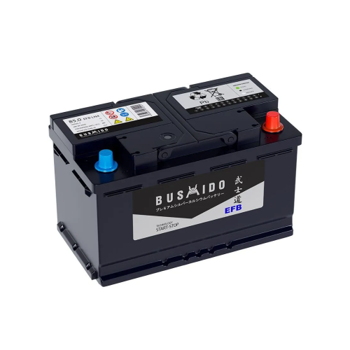 Аккумулятор автомобильный BUSHIDO EFB 85Ah 800 A ОП 315x175x190 L4 315x175x190 12900₽