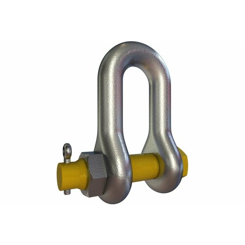 CERTEX Скоба такелажная прямая со шплинтом грузоподъёмность 3, 2 тонны SAK32SS