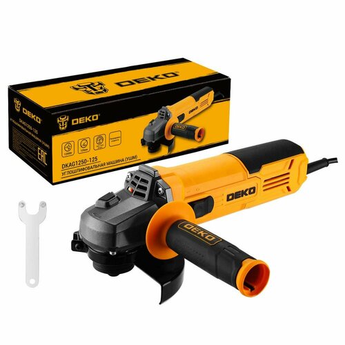 Углошлифовальная машина DEKO DKAG1250-125 125мм 1250 Вт 080-1008 3671₽
