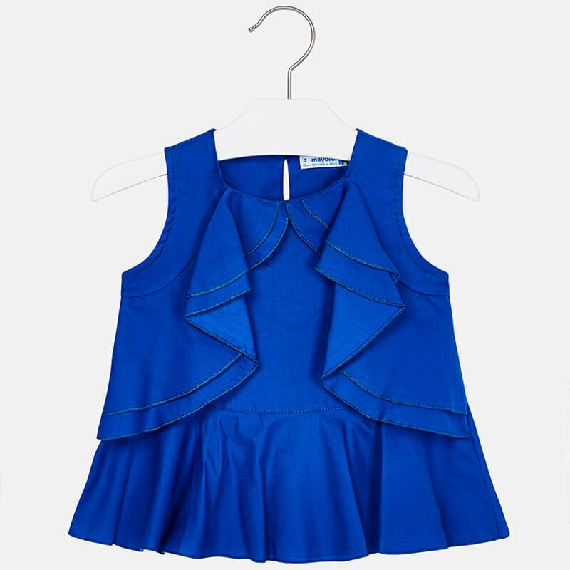 Блузка Mayoral для девочек размер 98 (3 года) цвет синий