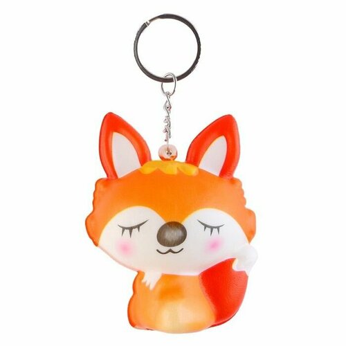 Мялка - сквиши Лисёнок на брелоке виды 492₽