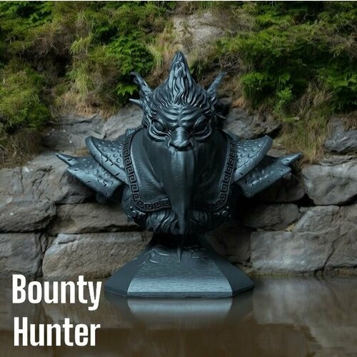 Модель-бюст персонажа Bounty Hunter, дота, сувенир, в подарок, для раскрашивания