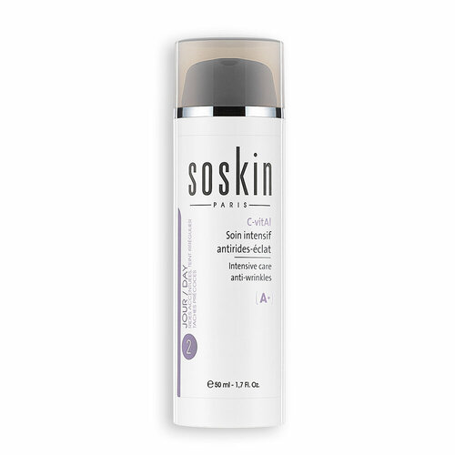 Soskin интенсивный крем от морщин С витамином С C-VITAL INTENSIVE CARE ANTI-WRINKLES, 50 мл