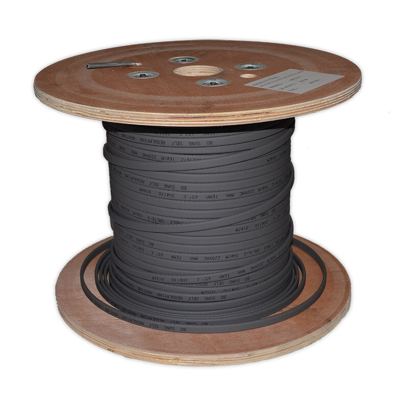 Саморегулирующийся греющий кабель неэкранированный VSRL 24-2 на отрез 5м / 120 Вт