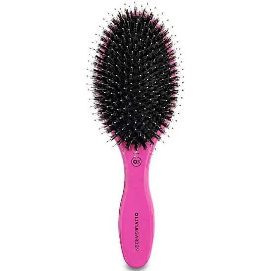 Щетка EXPERT CARE OVAL Boar&Nylon Bristles щетина+нейлон розовая — фото 1