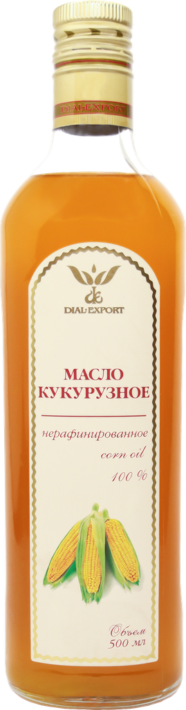 Масло кукурузное DIAL-EXPORT нерафинированное, 500мл