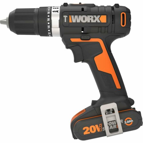 Ударная аккумуляторная дрель-шуруповерт WORX WX370 24009₽