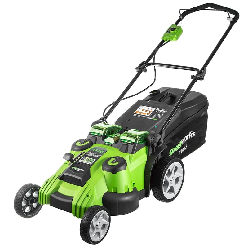 Газонокосилка Greenworks TwinForce G40LM49DB 2500207 40V 49см, без аккумулятора и зарядного устройства, арт. 2500207