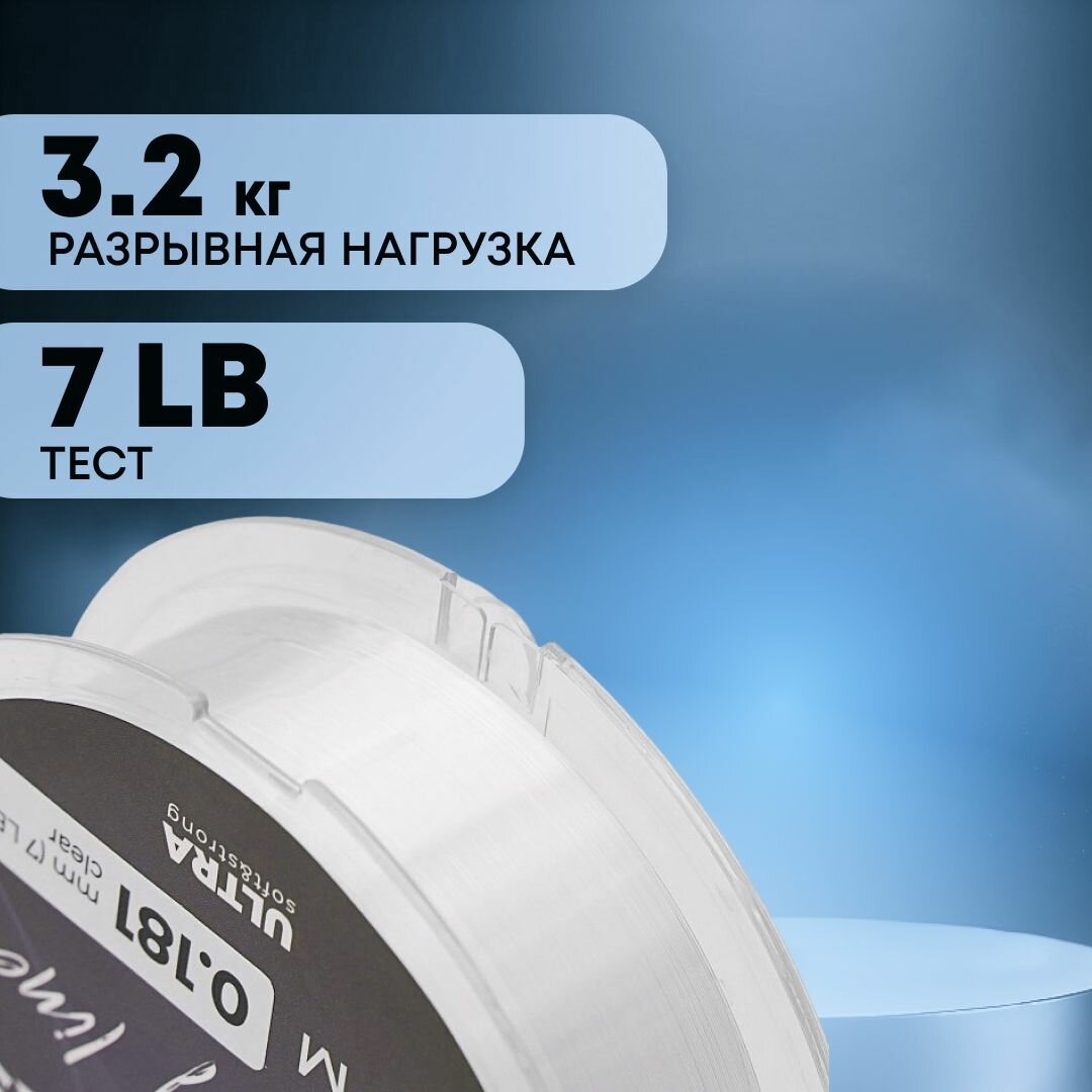 Леска Riverzone FishSplash II 150м 0,181мм 7lb clear — фото 1