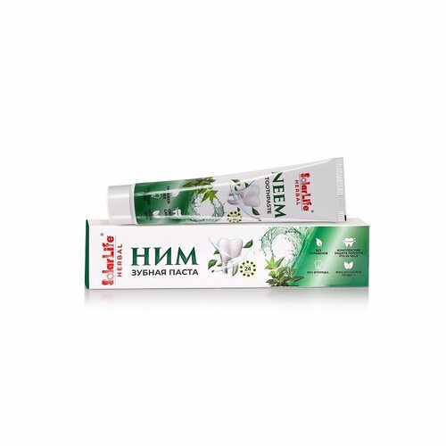 NEEM Toothpaste, Solar Life (НИМ зубная паста, Солар Лайф), 100 г.
