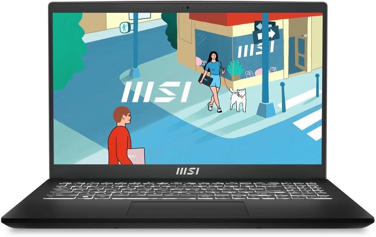 Ноутбук MSI Modern 15 H B13M-096XRU Core i5 13420H 16Gb SSD512Gb Intel Iris Xe graphics 15.6"