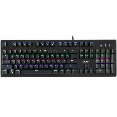 Клавиатура Acer OKW127 ZL KBDEE00H механическая черный USB for gamer LED 337700₽
