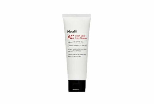 NEULII Очищающая пенка для проблемной и чувствительной кожи Ac Clean Saver Foam Cleanser