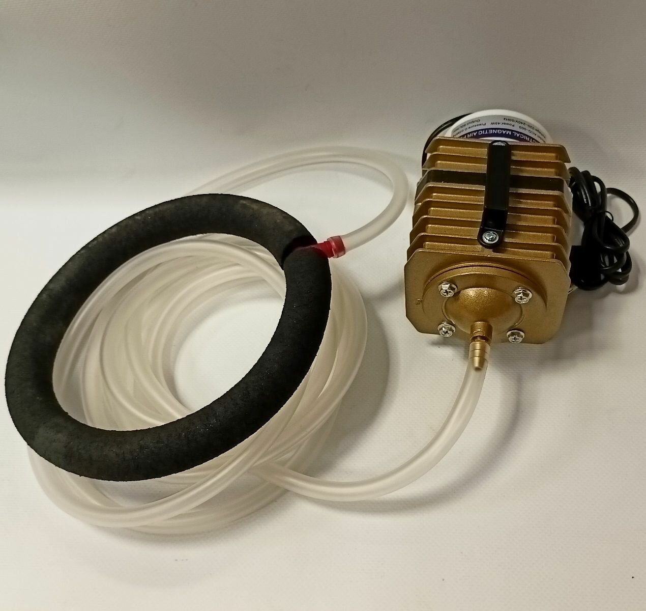 фото Аэратор для аэрации пруда и создания лунки зимой, поршневой, комплект на 50 л/мин