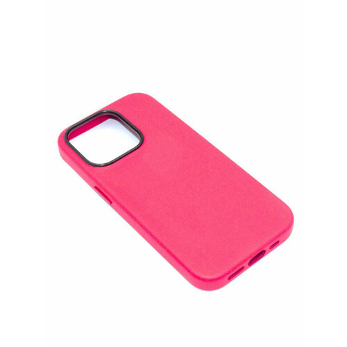 Чехол с MagSafe на iPhone 12 Pro Max Leather Collection-Красный чехол apple iphone 12 12 pro silicone magsafe pink citrus