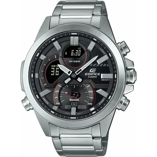 фото Наручные часы casio edifice ecb-30d-1a, серебряный