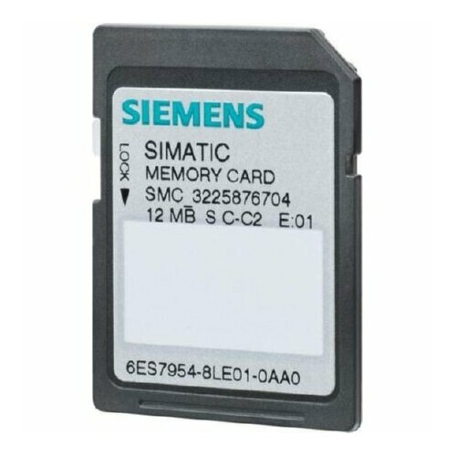 Флешка 0,004GB 6ES7954-8LC03-0AA0 – Siemens – 4047623409052 6es7954 8lc03 0aa0 simatic s7 карта памяти для s7 1x00 cpu sinamics 3 3 в flash 4 мб